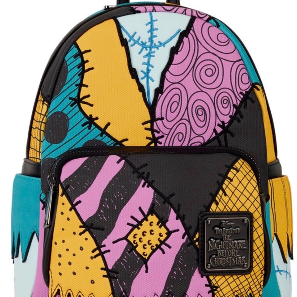 Loungefly The Nightmare Before Christmas Sally Patchwork Backpack. NWT.